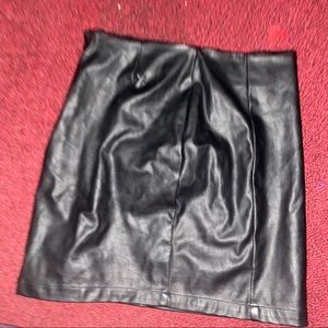 Leather skirt